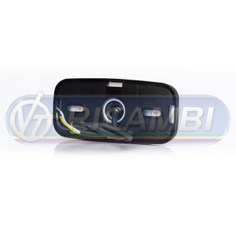 1 - FANALINO INGOMBRO ARANCIO + FRECCIA A LED