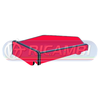 1 - TAVOLINO MOD KING. VOLVO FH 4 2013- ROSSO
