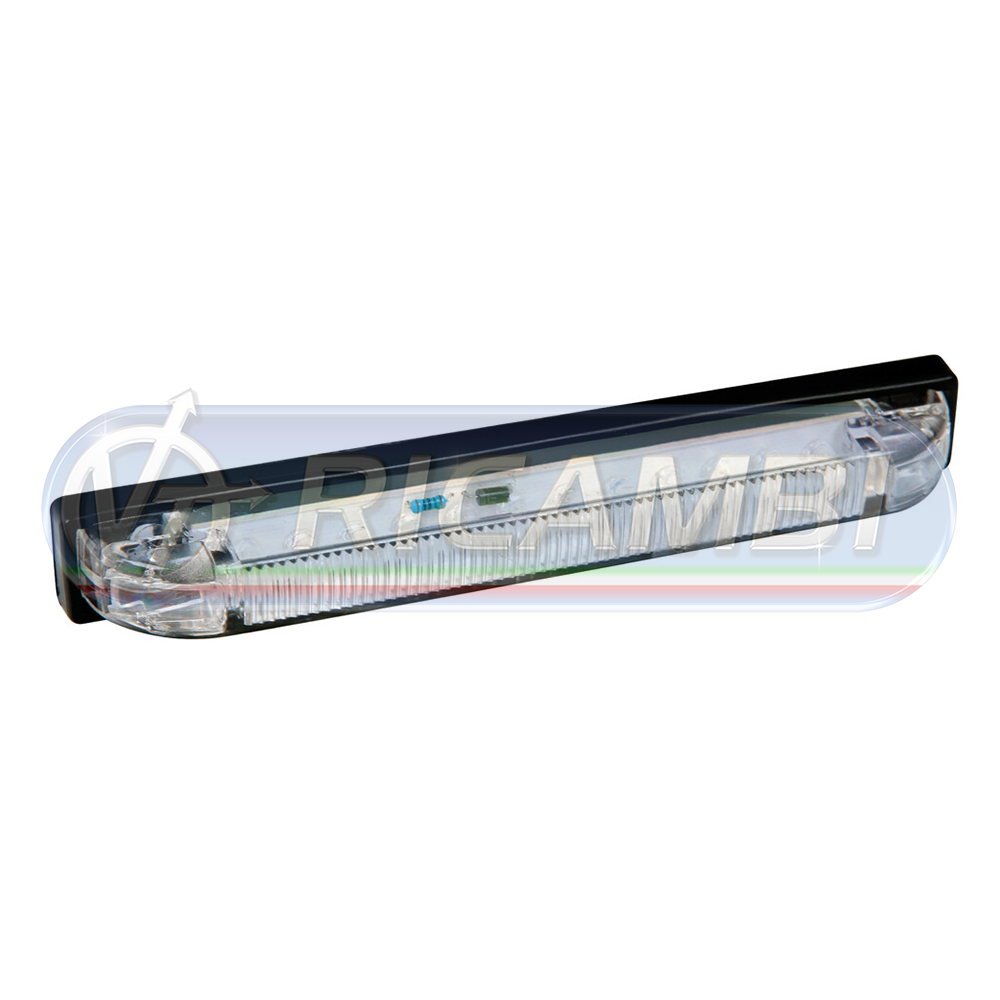 1 - LAMPADA LED LUCE INGOMBRO A 12 LED 24V BIANCA