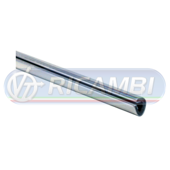 1 - PROFILO PARCOLPO PORTIERA CROMATO L650 COPPIA