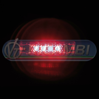 1 - FANALINO INGOMBRO 4 LED ROSSO