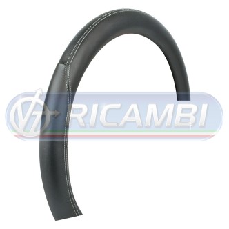 1 - COPRIVOLANTE L 46-48 CM SIMILPELLE NERO