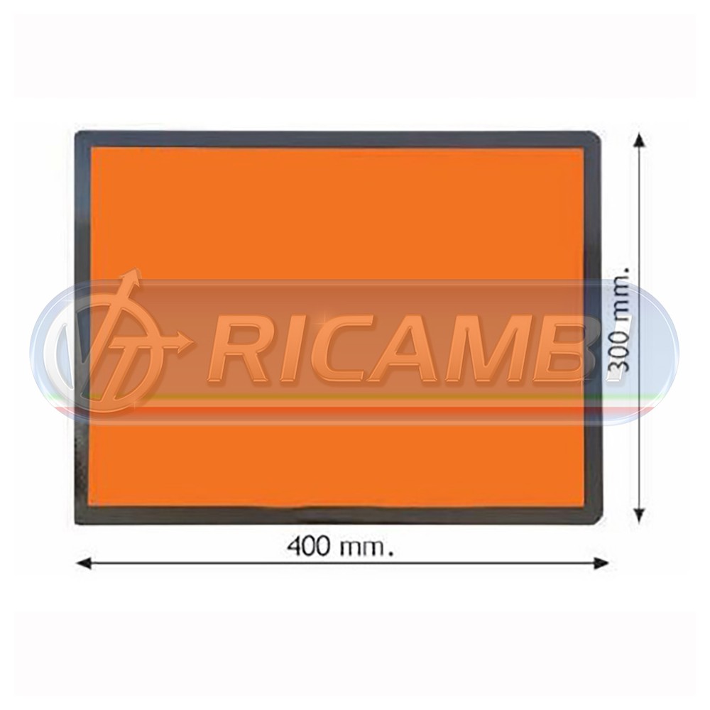1 - PANNELLO ADR FISSO 400X300X0,8