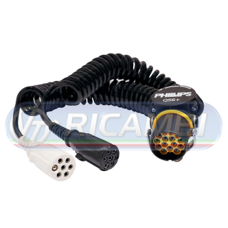 1 - SPIRALE ELETTRICA 1x15 - 2x7 POLI 4 MT RINFORZATA EURO 6