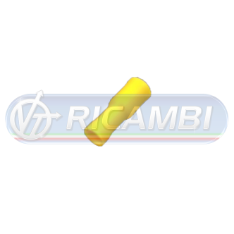 1 - FASTON CILINDRICO GIALLO DIAM. 4,85 mm