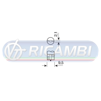 1 - LAMPADINA W5W 24V 5W (T10) OSRAM
