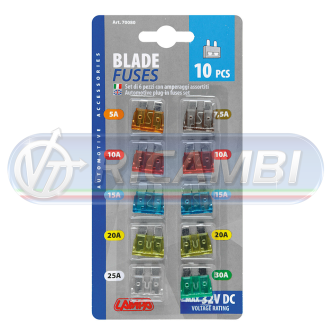 1 - KIT 10PZ FUSIBILI DA 5A/30A