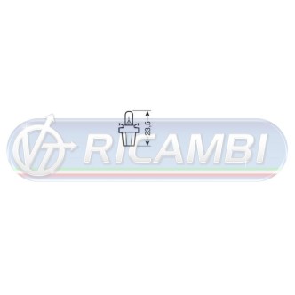 1 - LAMPADINA QUADRO B8,5D 24V MARRON OSRAM