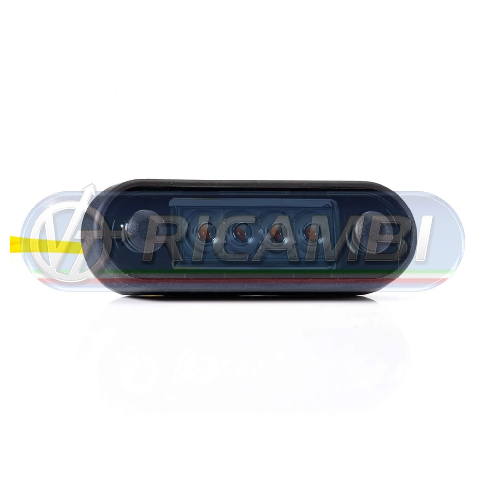 1 - FANALINO INGOMBRO A INCASSO 4 LED DARK ARANCIO