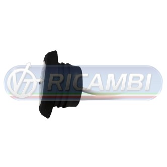 1 - FANALINO INGOMBRO A INCASSO TONDO 1 LED ARANCIO