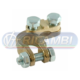 1 - MORSETTO BATTERIA PESANTE OTTONE 70 MMQ +