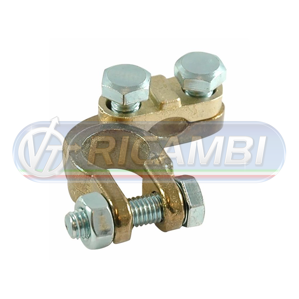 1 - MORSETTO BATTERIA PESANTE OTTONE 70 MMQ +
