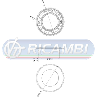 1 - PLAFONIERA A LED TONDA 92 MM ARGENTO INCASSO