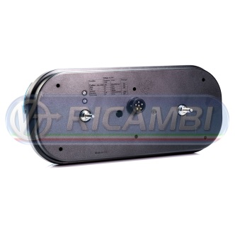 1 - FANALE POST. FULL LED 6 FUNZIONI 12-36V C/RETROMARCIA SX C/CONNETTORE