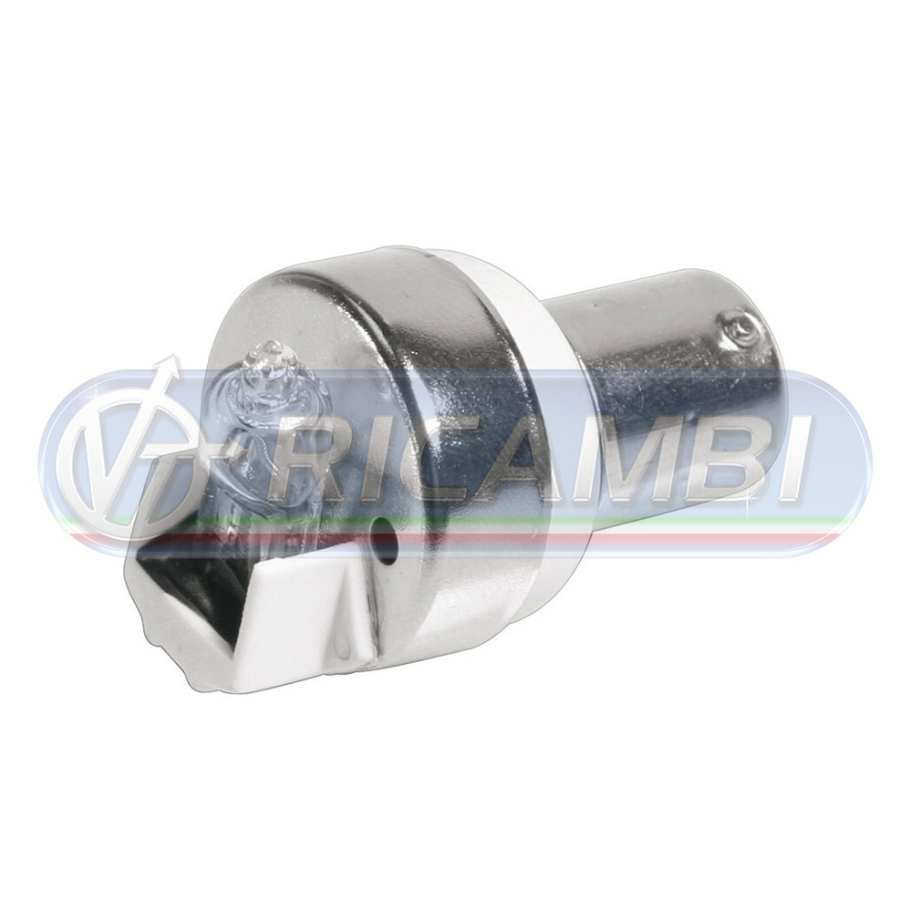 1 - LAMPADINA BA15S 12V 21W CON BIP SALVA PEDONI