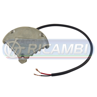 1 - LAMPEGGIANTE SPONDA SINGOLO 12/24V LED ANTEO