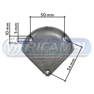 1 - LAMPEGGIANTE SPONDA SINGOLO 12/24V LED ANTEO