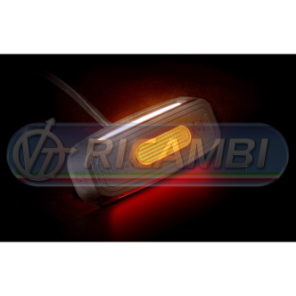1 - FANALINO INGOMBRO POST. 16 LED 12/24V CORTO S/STAFFA DX/SX