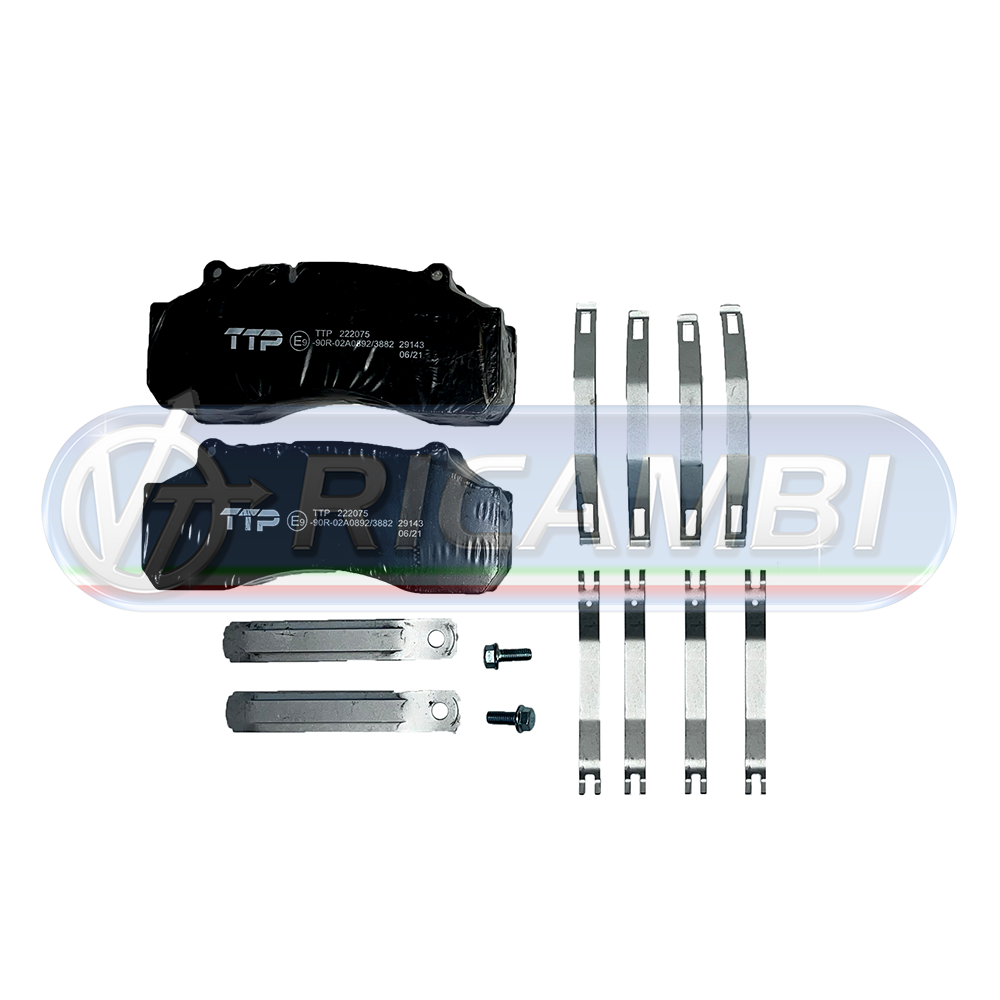 1 - PASTIGLIE FRENO RIMORC. ASSALE SAF SMB DISCO 430