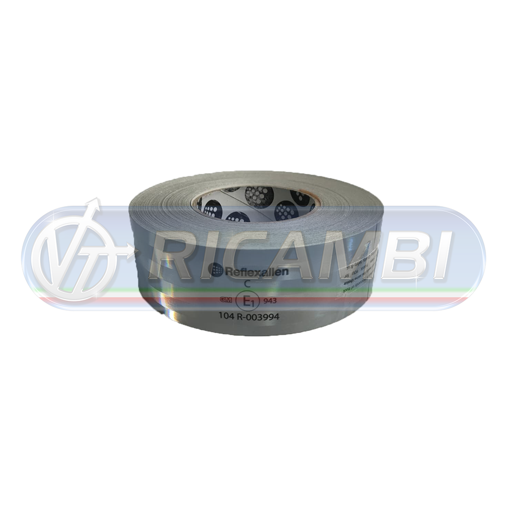 1 - NASTRO RIFLETTENTE BIANCO AL METRO 50MM