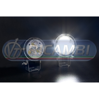 1 - FARETTO DA LAVORO ROTONDO 3 LED 11W 1200 LUMEN