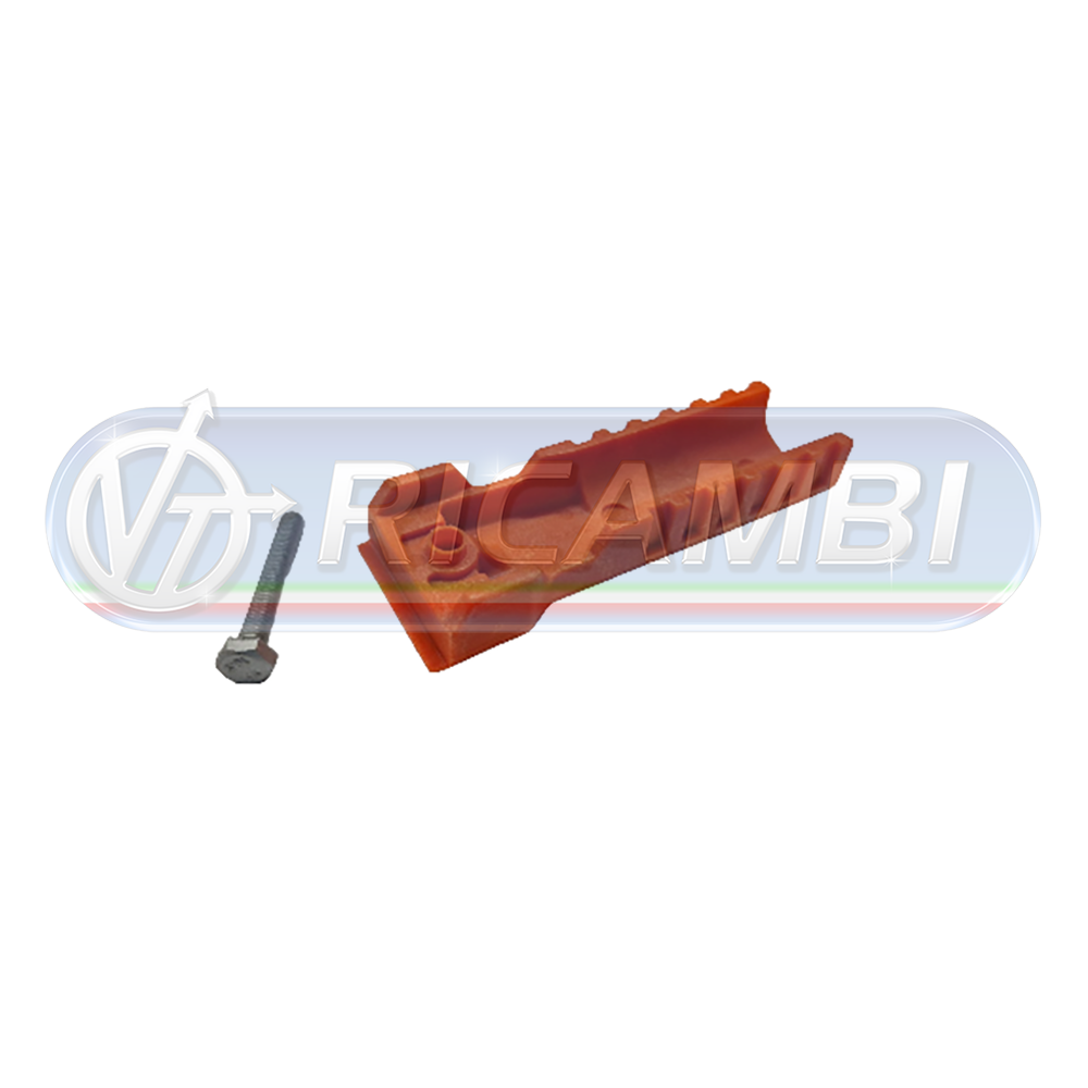 1 - PATTINO ANTIUSURA ARANCIONE BASE LARGA CRAMARO