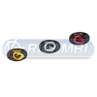 1 - FANALINO INGOMBRO C/VITI 2 LED ROSSO
