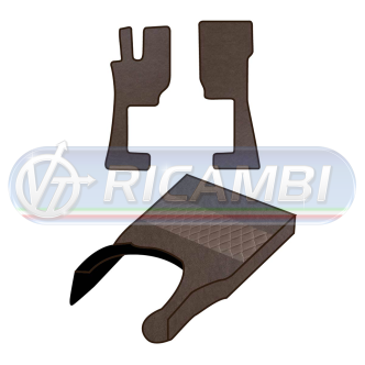 1 - KIT TAPPETI + COPRICOFANO NEW ROAD FH 2013- MARRONE