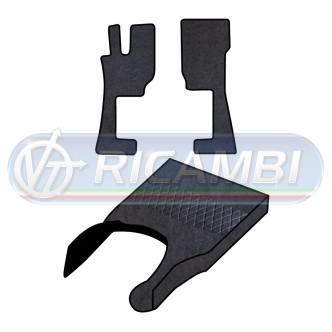1 - KIT TAPPETI + COPRICOFANO NEW ROAD FH 2013- NERO