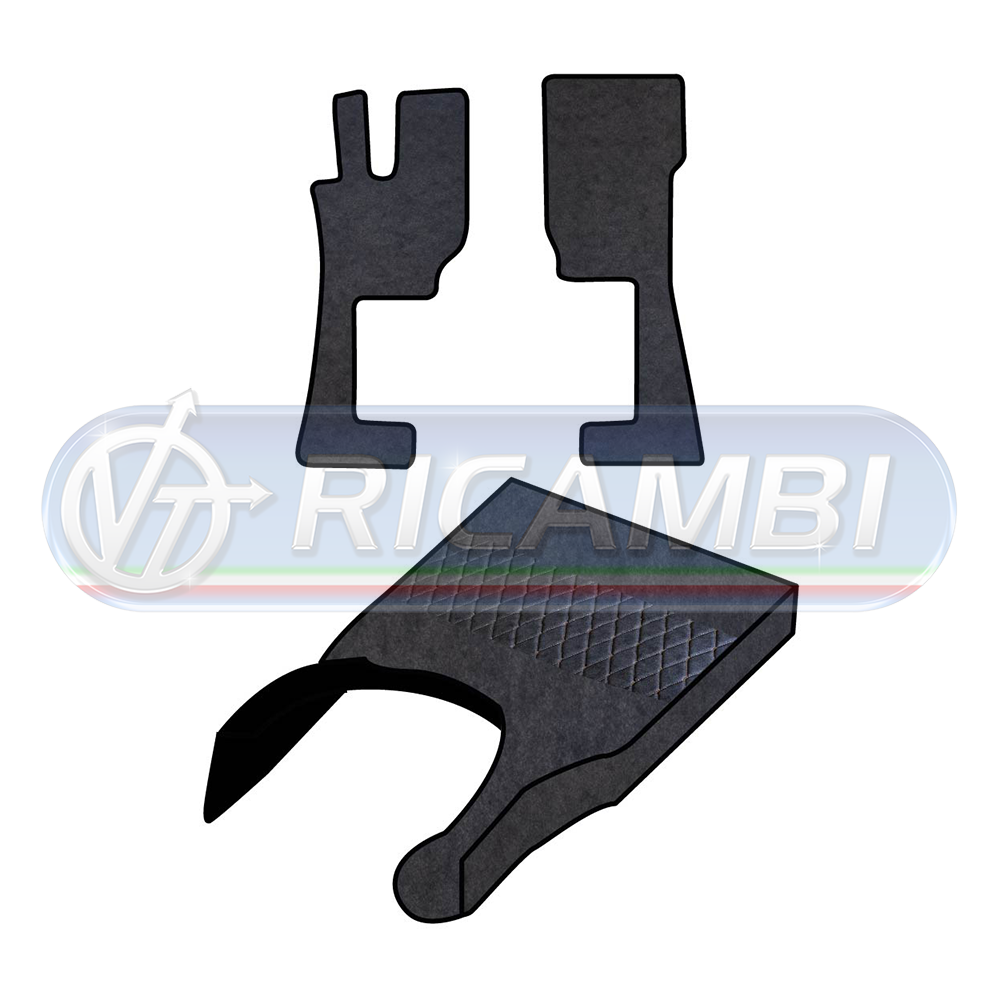 1 - KIT TAPPETI + COPRICOFANO NEW ROAD FH 2013- NERO