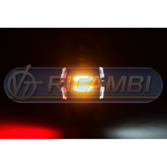 1 - FANALINO INGOMBRO POST. LED A STRISCIA 12/24V MEDIO DX