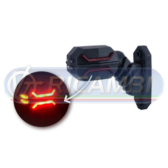 1 - FANALINO INGOMBRO POST. LED A STRISCIA 12/24V MEDIO SX