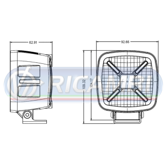 1 - FARETTO LED C/POSIZIONE 5948 LUMEN