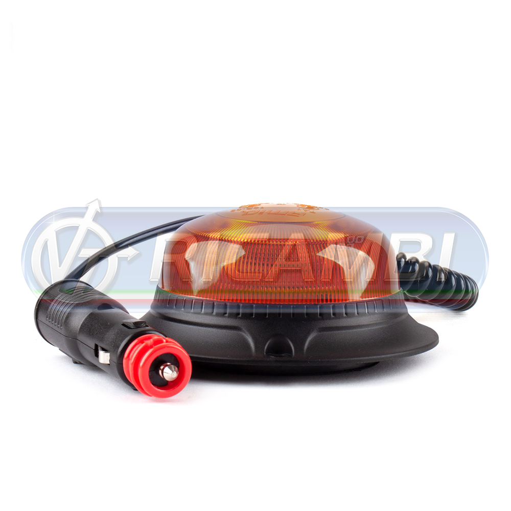 1 - LAMPADA ROTANTE LED MAGNETICA BASSA