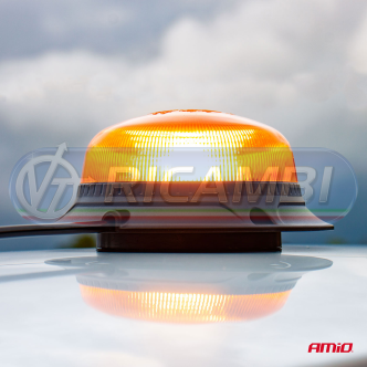 1 - LAMPADA ROTANTE LED MAGNETICA BASSA