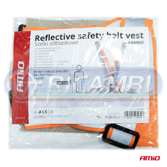1 - BRETELLE RIFLETTENTI ARANCIO TG UNIVERSALE