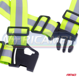 1 - BRETELLE RIFLETTENTI GIALLE TG UNIVERSALE