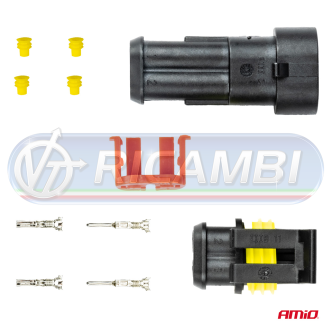 1 - CONNETTORE ELETTRICO 2 PIN M+F