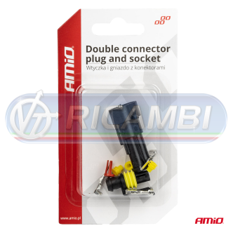 1 - CONNETTORE ELETTRICO 2 PIN M+F