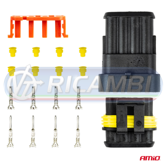 1 - CONNETTORE ELETTRICO 4 PIN M+F