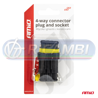 1 - CONNETTORE ELETTRICO 4 PIN M+F