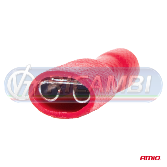 1 - FASTON FEMMINA ISOLATO 6,6 mm 0,5-1,5 mm2 10A 10 PZI