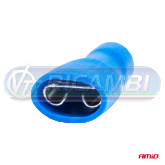 1 - FASTON FEMMINA ISOLATO 6,6 mm 0,75-2,5 mm2 10A 10 PZI