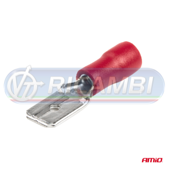 1 - FASTON MASCHIO 6,3 mm 0,5-1,5 mm2 10A 10 PZI