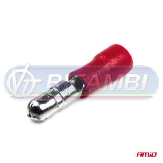 1 - FASTON MASCHIO BULLET 4 mm 0,5-1,5 mm2 10A 10 PZI