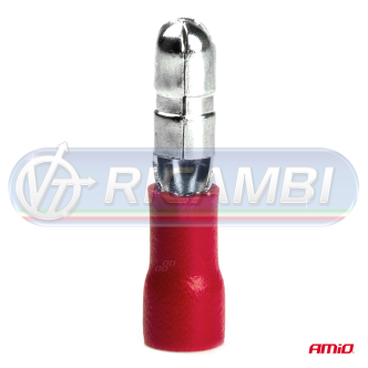 1 - FASTON MASCHIO BULLET 4 mm 0,5-1,5 mm2 10A 10 PZI