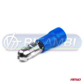 1 - FASTON MASCHIO BULLET 5 mm 1,5-2,5 mm2 15A 10 PZI