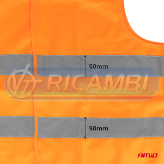 1 - GILET ARANCIONE CATARIFRANGENTE TG XL