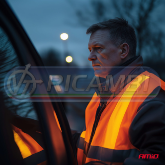 1 - GILET ARANCIONE CATARIFRANGENTE TG XL