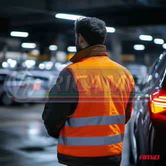 1 - GILET ARANCIONE CATARIFRANGENTE TG XL